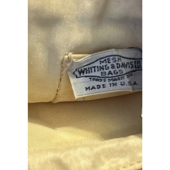 Vintage Gold Mesh Clutch Whiting And Davis Zip Top Evening Bag Hand Held 6.5" - Picture 4 of 6